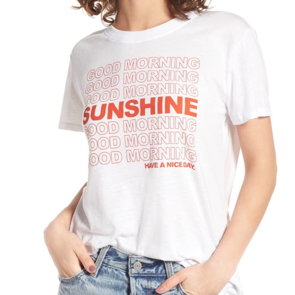 NWT Sub_urban Riot “Good Morning” shirt